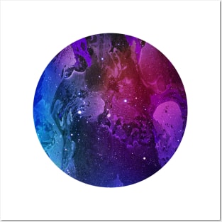 Circular Purple Marble Posters and Art